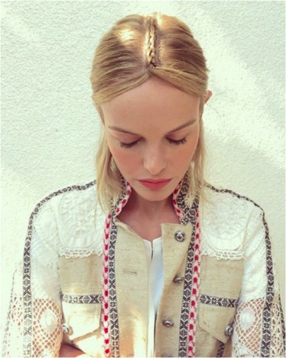 coiffure kate bosworth coachella 2016