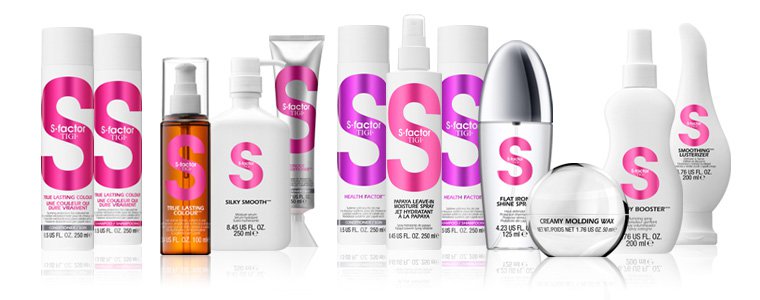 Du glamour dans vos cheveux avec S FACTOR by TIGI